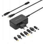 Krüger&Matz Univerzális tápegység Kruger&Matz 65W Power Delivery funkcióval 7 véggel (KM1451)