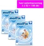 Molfix Havi pelenkacsomag Jumbo (4-es) 7 - 14 kg (156 db/cs) - diaper