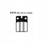 EBC FA074 Fékbetétek, organikus kevlár, 1 tárcsához