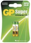GP Batteries Elem GP Super Alkaline Battery 25A, AAAA, LR61 (LR8D425), 1, 5V, 2pcs