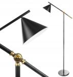 Interlook Álló Lámpa, E27, fém, állítható, 165cm, márvány talppal (DYT-163-BLACK)