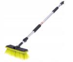 CARMOTION Átfolyó kefe, 25cm, teleszkópos nyéllel, 95-165cm, szelep (3511)