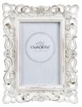 Clayre & Eef Képkeret - fehér virágos kerettel
