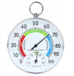  Lógó Fali Hőmérő, páratartalom mérő, alumínium ötvözet (ec33111200234611)