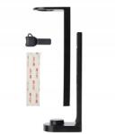 GFL Fali Tartó, gél szappan adagolóhoz, fekete, ABS műanyag, falra szerelhető (PDB#NE)