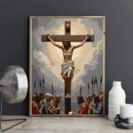 Pictorul Fericit Răstignirea Domnului - Pictură pe numere Panza pictura