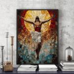 Pictorul Fericit Iisus renăscut - Pictură pe numere Panza pictura