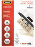 Fellowes Meleglamináló fólia, 125 mikron, A4, fényes, 25 db, FELLOWES (IFW53963) - onlinepapirbolt