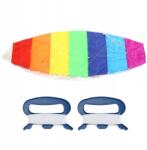  Dupla Versenyvonallal Ellátott Sportsárkány, borda nélkül, többszínű (JVSMC2222)