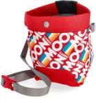 Moon Climbing Trad Chalk Bag Ziazsák - retro stripe true red