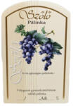  Pálinkás címke - Szőlő (Kék) - (nagy) (410-00116)