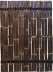  Bambusz lamellás kerítéspanel sötétbarna sz: 90 cm x m: 150 cm