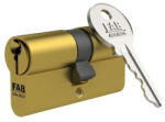 FAB HOME 1.00*/D 30+35 zárbetét, 3 kulcs, sárgaréz, bliszter (STP012173137)