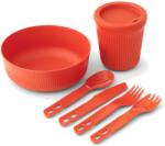 Sea to Summit Passage Dinnerware Set 6P Edénykészlet - orange - 720 ml/335 ml