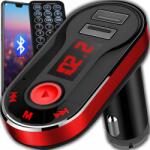 RETOO Fm Transmitter Bluetooth Töltő MP3 2X Usb Sd LCD Kihangosító Távirányító (TRANSMITER FM BLUETOOTH ŁADOWARKA E676)