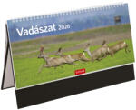 TopTimer Vadászat, képes, álló csonkalapos asztali naptár T054, Fekete