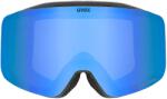 uvex pwdr FM Gyerek síszemüveg - black matt dl/blue clear - powłoką przeciwmgielną