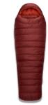Rab Ascent 900 XL (200 cm) Pehely Hálózsák - oxblood red - LEWY