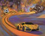 Fanni Mikó Festmények LAMBORGHINI-2023, ACRYLIC, CANVAS-80 X 100 (LAMBORGHINI 2023, ACRYLIC, CANVAS)