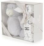 Cangaroo Babatakaró díszdobozban, plüss játékkal - Szürke Maci