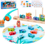 Leziter Mágneses horgász fajáték, számok tanulásához (hlBTE-47)