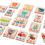 Leziter Angol tanuló puzzle oktató fajáték (hlBTE-15)