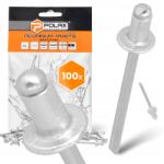 Polax Alumínium szegecs, 4x18mm, 100db, acél szárral, horganyzott (37-013(X2))