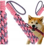 Fazoo Erős Kötél Játék Kutyáknak, Rágóka, Zsinór, Nagy Kutyajáték Csomókkal, Hurok 40 cm (F-I4-0008-01-2)