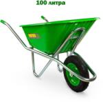 PARTNERPro Строителна ръчна количка PARTNERPro, 100 л, PVC корито, надуваемо колело (UNI-01012827)