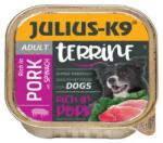 Julius-K9 Dog Terrine Adult Pork&Spinach / Sertés&Spenót Alutálka 150g