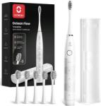 Oclean Periuta electrica Oclean Flow Set alb 180 zile autonomie IPX7 6 capete de periaj (TravelGO Flow Weiß) Periuta de dinti electrica