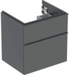 Geberit iCon Masca lavoar baie cu 2 sertare 59x48xh62 cm, antracit mat (lava) (502.303.jk.1)