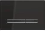 Geberit Sigma50 Clapeta de actionare dual-flush, negru/negru cromat (115.671.dw.2)