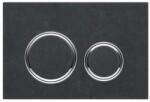 Geberit Sigma21 Clapeta de actionare Dual Flush, antracit/ crom (ardezie mustang) (115884JM1)
