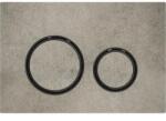 Geberit Sigma21 Clapeta de actionare dual-flush, gri/negru cromat (aspect beton) (115.651.JV.1)