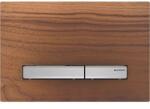 Geberit Sigma50 Clapeta de actionare dual-flush, maro/crom (nuc american) (115.788.jx.2)