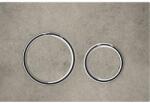 Geberit Sigma21 Clapeta de actionare Wc dual-flush, gri/crom (aspect beton) (115.884.JV.1)