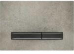 Geberit Sigma50 Clapeta de actionare dual-flush, aspect beton/negru cromat (aspect beton) (115.671.jv.2)