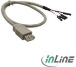 InLine 33440B USB кабел 0, 4 м Бежов (33440B) (33440B)