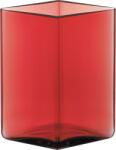 Iittala Vază Ruutu 11, 5 x 14 cm cranberry (1015596)