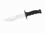 Muela Cutit Outdoor Muela 85-161, maner cauciuc si zamak negru lama 16cm (85-161)