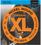 D'Addario EXL160-5 nikkel 50-1035