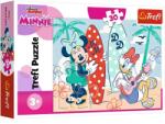 Trefl Personaje Disney pe plajă 30 piese 18302 Puzzle