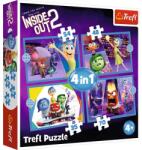 Trefl Emoțiile conduc 4în1 34652 Puzzle