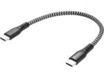 Sandberg Survivor USB-C - USB-C töltőkábel 100W, 0.2m (441-66) (441-66)