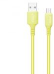 ColorWay USB-A - MicroUSB adat- és töltőkábel 1m sárga (CW-CBUM043-Y) (CW-CBUM043-Y)