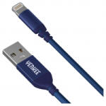 YENKEE USB 2.0 /Lightning szinkronizáló és töltőkábel 1m kék (YCU 611 BE) (YCU 611 BE)