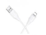 hoco. X124 adatkábel USB - lightning gyorstöltő 100cm fehér (X124_W) (X124_W)