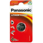 Panasonic Lithium Power 3V CR2025 165mAh gombelem (1db) (BK-CR2025-1B) (BK-CR2025-1B) - aqua