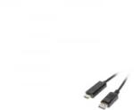 BlackBird Displayport 1.1 apa - HDMI-A apa passzív kábel 2m fekete (BH1308) (BH1308)